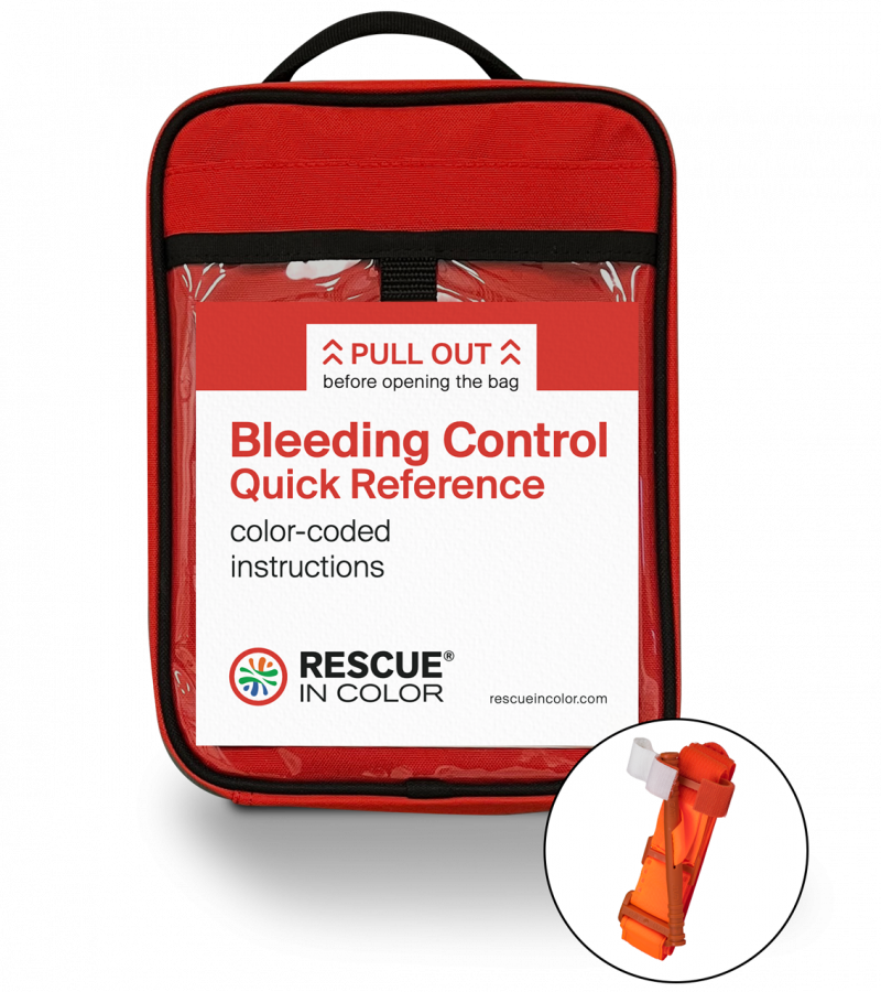 Essential Rescue in Color Kit<br /><span class="subproduct">Single Tourniquet, Standard Gauze</span>